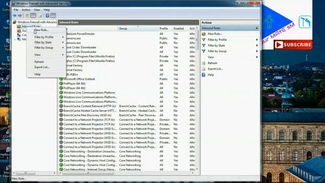 how to block or add ports in windows firewall in 1 minute смотреть онлайн