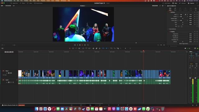 Автоматическая нарезка на куски готового видео в DaVinci Resolve 18.5. Cut Detection смотреть онлайн