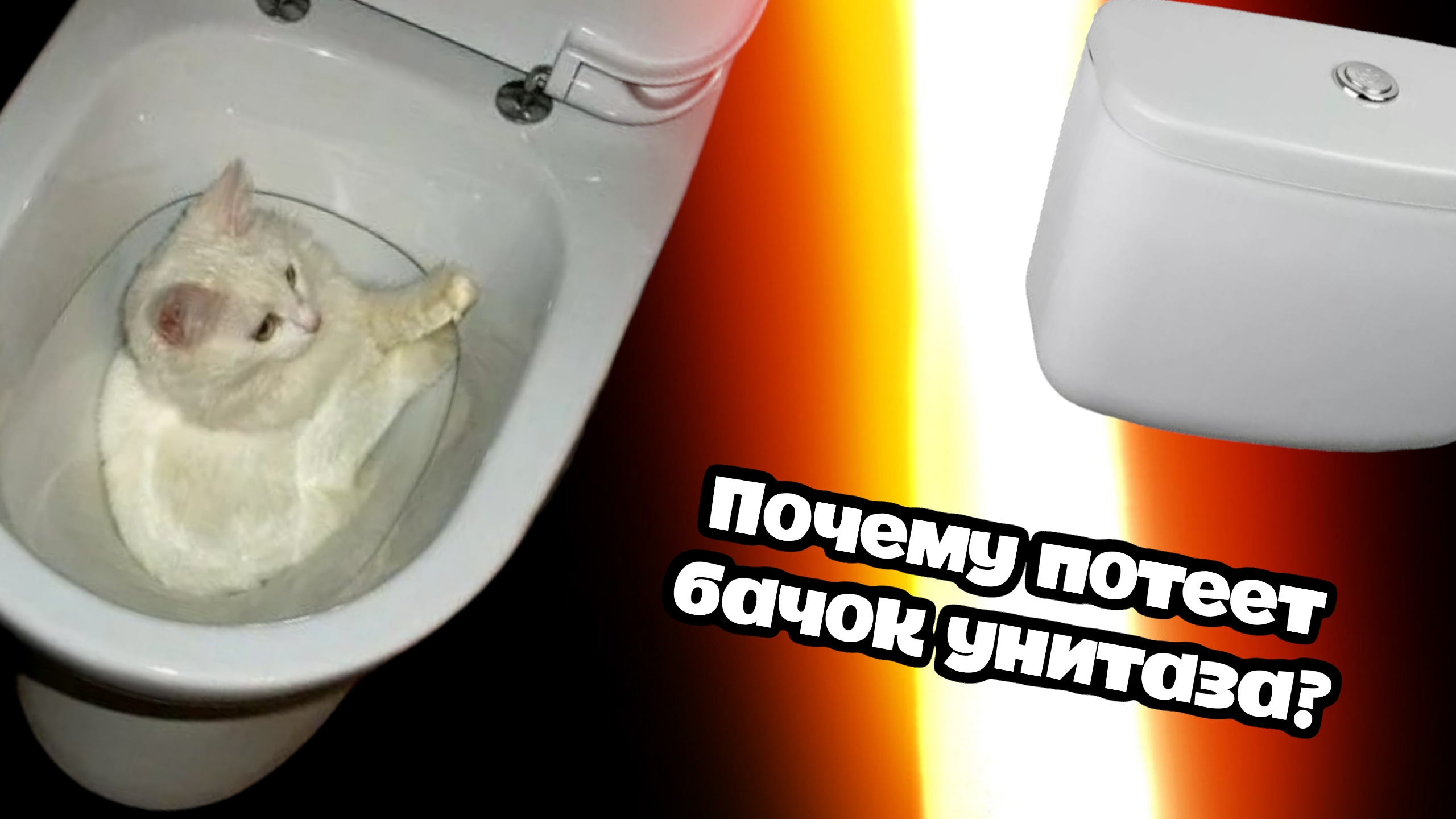 Если потеет бачок унитаза, тогда смотри это видео. смотреть онлайн