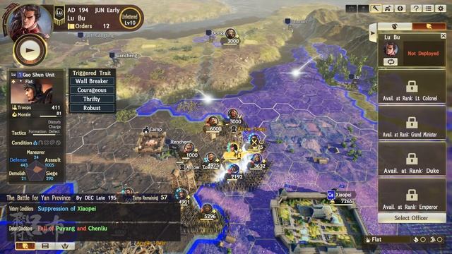 Romance of the Three Kingdoms 14 - Lu Bu War Chronicles - Lu Bu vs Cao Cao смотреть онлайн