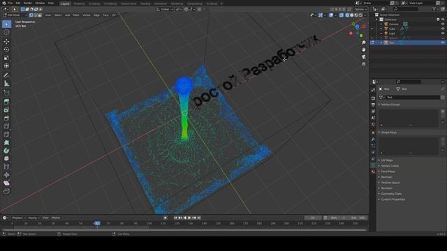 Blender 2.92 Симуляция воды смотреть онлайн