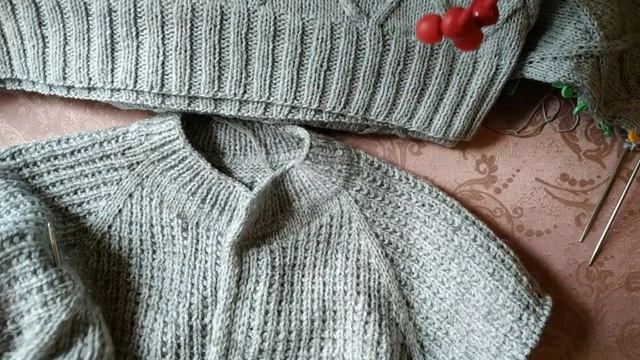 ?Вязание//продвижения// вяжу платье и кардиган ? смотреть онлайн