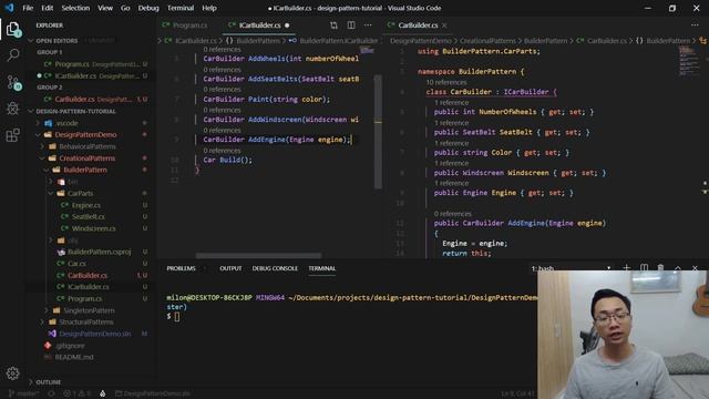 Builder Design Pattern: Code là dễ :D (C#) смотреть онлайн