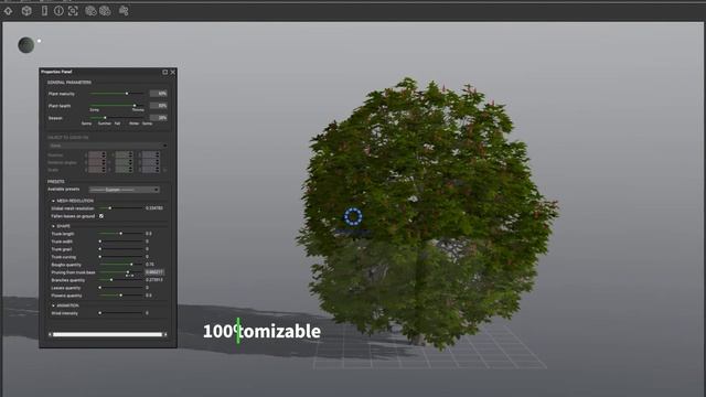 PlantCatalog: 3D Red horse chestnut - Aesculus x carnea - procedural 3D vegetation смотреть онлайн