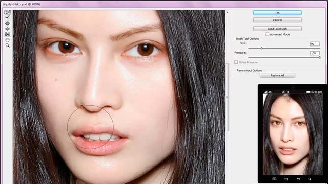 Tutorial photoshop CC 2015: Cómo cambiar expresiones a las fotos. смотреть онлайн