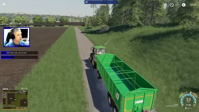 Продаем хлеб Целюлозный завод в строю ч7 - Farming Simulator 19 карта Suedhemmern смотреть онлайн
