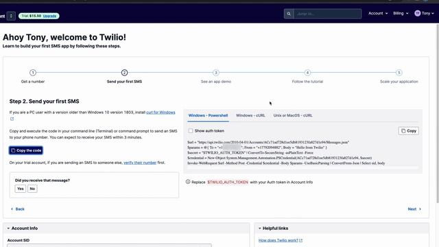 How to Get a Programmable Phone Number with Twilio (free trial) смотреть онлайн