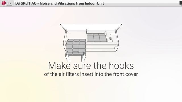 [LG Split AC] -  Noise And Vibrations From Indoor Unit