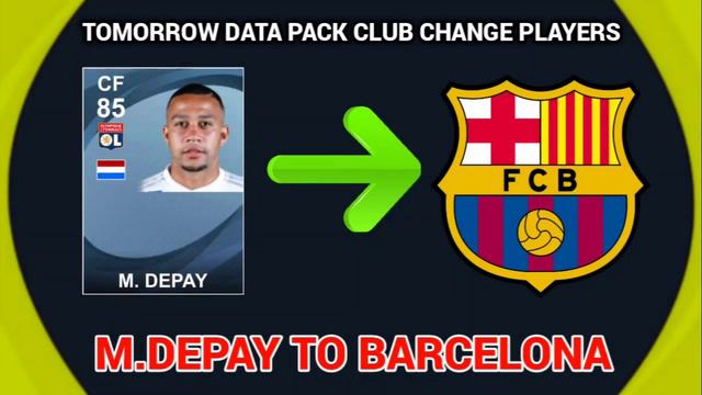 TOMORROW DATA PACK V5.6.0 CLUB CHANGE PLAYERS | UPDATE | PES 2021 MOBILE смотреть онлайн