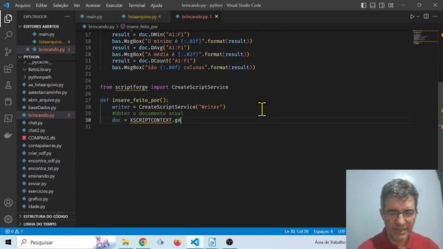 Macro Python para escrever no Writer para você смотреть онлайн