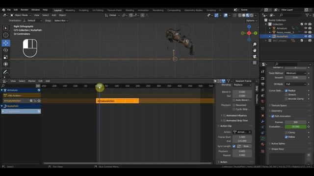 BLENDER 3.6 Добавляю анимацию бега лошади к анимации прыжка через препятствие смотреть онлайн