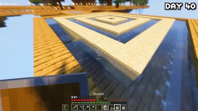 I Survived 100 Days In ONE BLOCK SKYBLOCK in Minecraft Hardcore!! смотреть онлайн