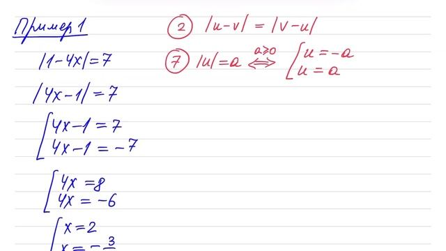 Модуль числа. Примеры и пояснения к свойствам. Урок 4. смотреть онлайн