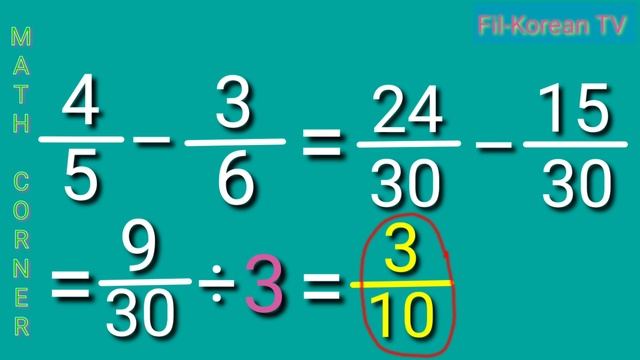 How to Subtract Dissimilar Fractions смотреть онлайн