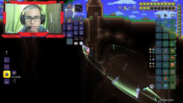 TERRARIA SEED SECRETA COM 2 BIOMAS MALIGNOS 1.4 MASTER MODE (CORRUPTION E CARMIM) 2021