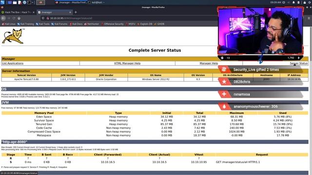 Hack the Box Walkthrough Jerry | Hacking Apache Tomcat, War Files, JSP смотреть онлайн