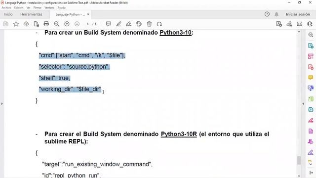 Instalación Configuración de Python con Sublime Text смотреть онлайн