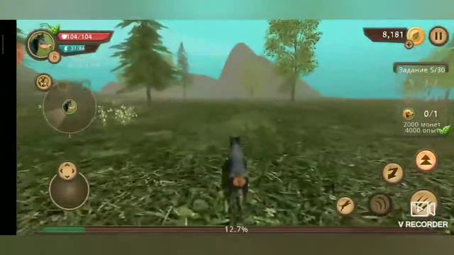 Доберман против своего близнеца, борзой и далматинца в Dog Sim