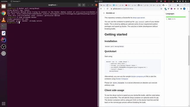 Docker permission denied docker group (Linux) -- solution смотреть онлайн