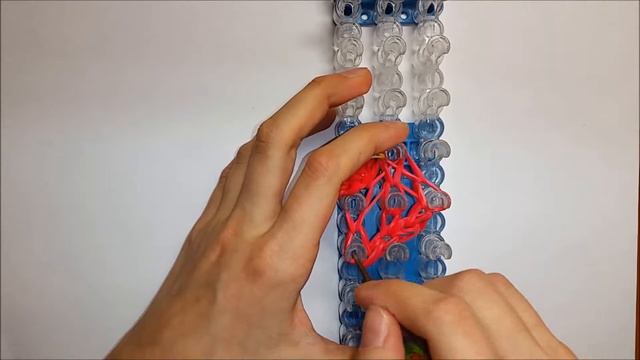 Бантик с ленточками из резинок Rainbow Loom.Урок № 65 смотреть онлайн