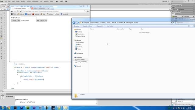 PHP: Adding Files To A Zip Archive (Part 2) смотреть онлайн