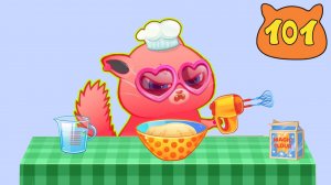 Суровый КОТИК БУБУ №101. Хвостик готовит вкусняшки. Мультик ИГРА про котят на Хвостик ТВ