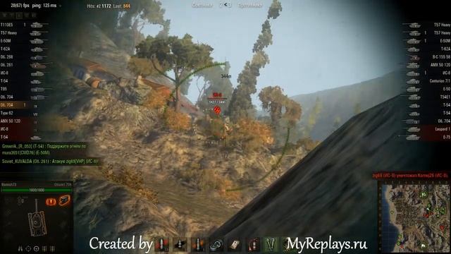 WOT: South Coast - Object 704 - 3 frags смотреть онлайн