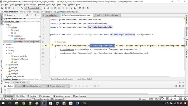 29 Tomcat专题 WebSocket 案例 OnOpen смотреть онлайн