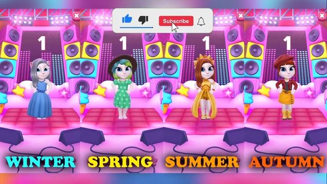 My Talking Angela 2 - Winter❄️ vs Spring☘️ vs Summer? vs Autumn? смотреть онлайн