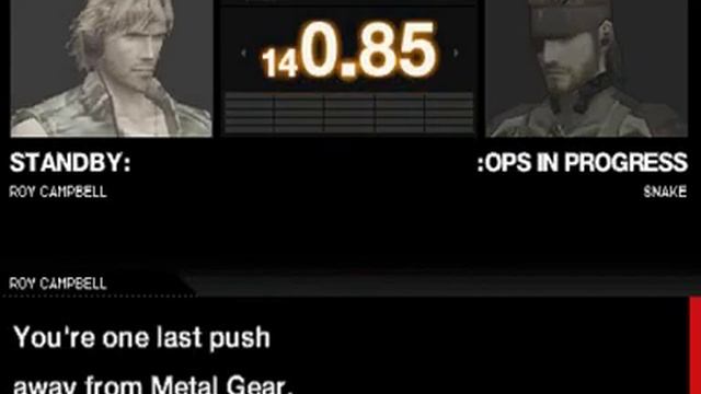 MGS Portable Ops 10min 25 Recruit Eva & Ocelot Adam смотреть онлайн
