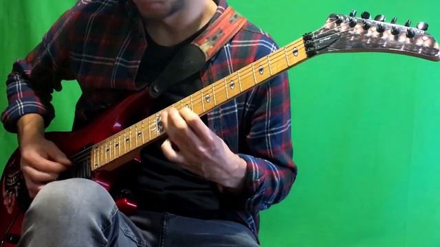 Арпеджио через струну. Риффы и уроки для гитары