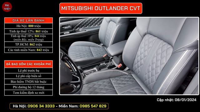 Khuyến mại xe gầm cao 07 chỗ Mitsubishi Outlander đầu tháng 01/2024. Thay đổi lăn bánh và trả góp. смотреть онлайн