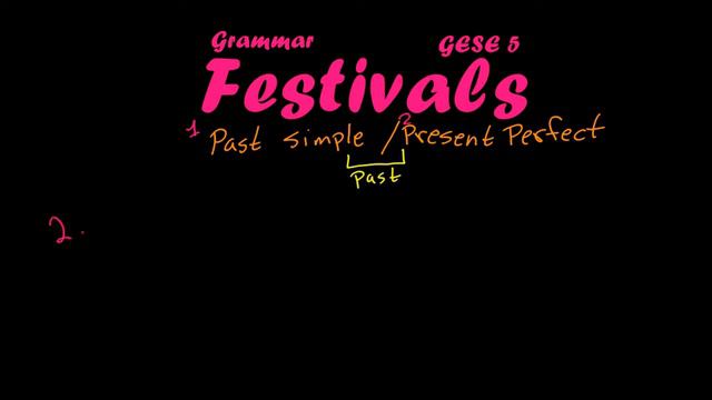 GESE 5 Trinity B1 - Grammar - Festivals - Past Simple and Present Perfect смотреть онлайн