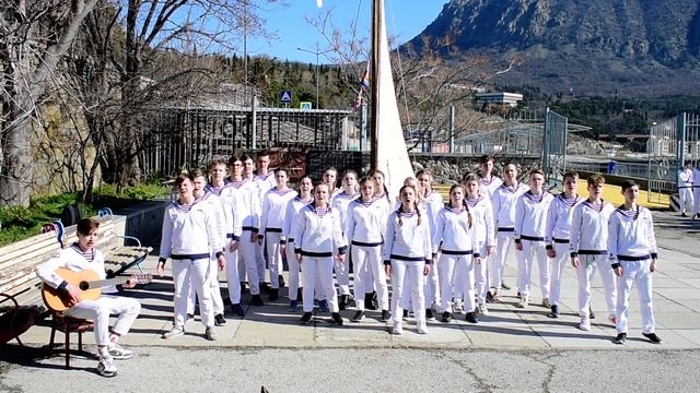 Песня лагеря "Лазурный" на соревнованиях по морскому многоборью в Артеке. 2 смена 2019г смотреть онлайн