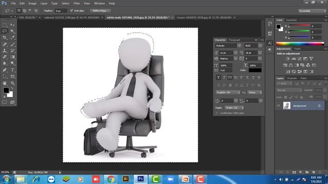 Photoshop Class 12 || Lasso, Polygonal Lasso & Magnetic Lasso Tool || Graphic Design Free Course смотреть онлайн