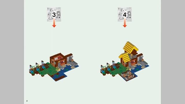 LEGO Minecraft 21144 The Farm Cottage - Instruction