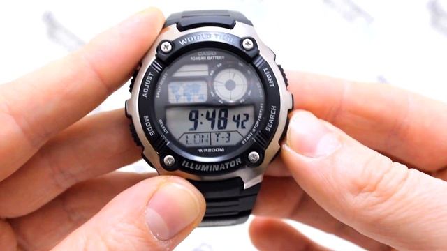Часы Casio Illuminator AE-2100W-1A - Инструкция, как настроить от PresidentWatches.Ru смотреть онлайн