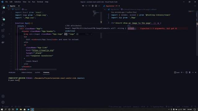 Using getByAltText in react смотреть онлайн