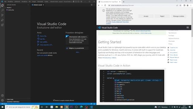 PHP CORSO ITA - PHP IDE - SCARICARE E INSTALLARE VISUAL STUDIO CODE смотреть онлайн