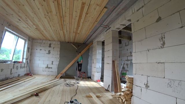 Черновые потолки второго этажа - черновой потолок из доски смотреть онлайн