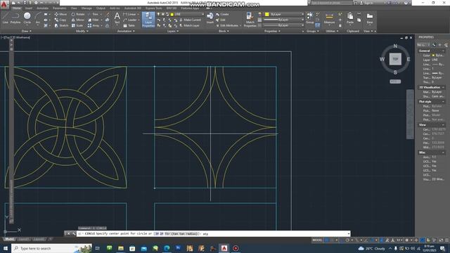 PLATE NO 04: AutoCAD Line Exercises (Arcs and Circles) смотреть онлайн