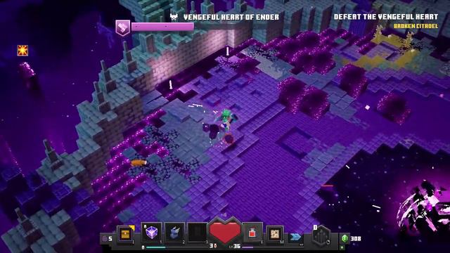 Minecraft dungeon's echoing void DLC final boss смотреть онлайн