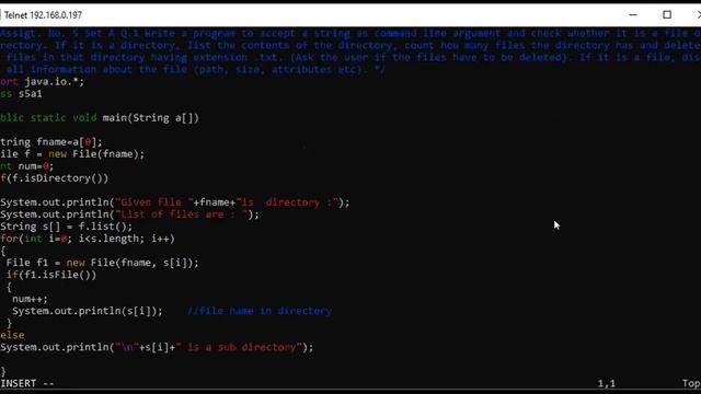 TYBCS Java I Practical Sem. I Assignment No. 5 Set A Q. 1 смотреть онлайн