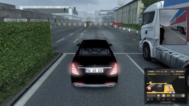 ETS2 1.35 Mods |Car Mod| - Go to Other City with Mercedes Benz S400d 4Matic 2019 смотреть онлайн