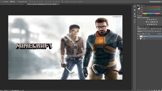 Как зделать фон у текста прозрачным. Photoshop CC смотреть онлайн