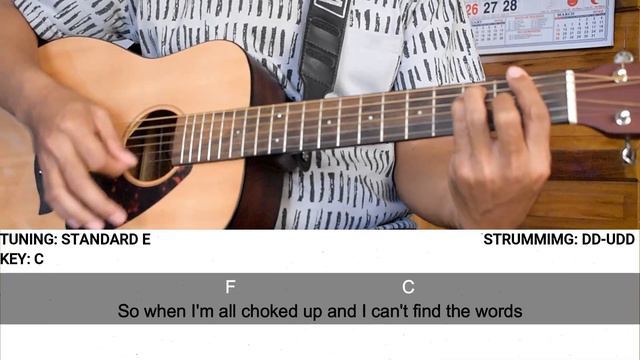 Always Remember Us This Way-Lady Gaga (Easy/Simple Chords Tutorial) смотреть онлайн
