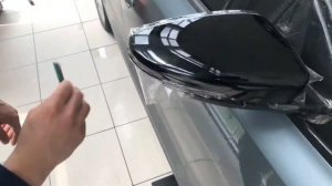Оклейка зеркал автомобиля защитной пленкой