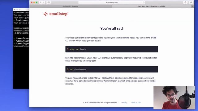 Smallstep SSH demo смотреть онлайн