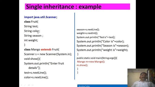 Unit 3]Inheritance Interface Package part1|Prof Rajesh Tiwari смотреть онлайн