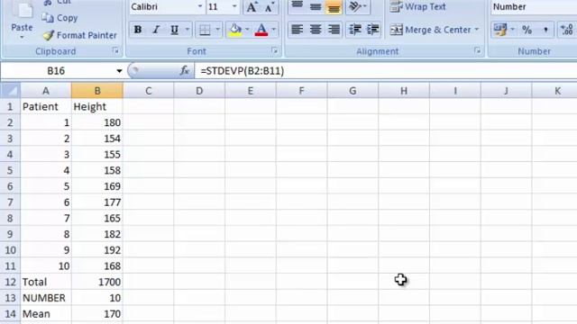 Statistics Lecture 1, Descriptive Statistics; Example using Excel 2007 смотреть онлайн